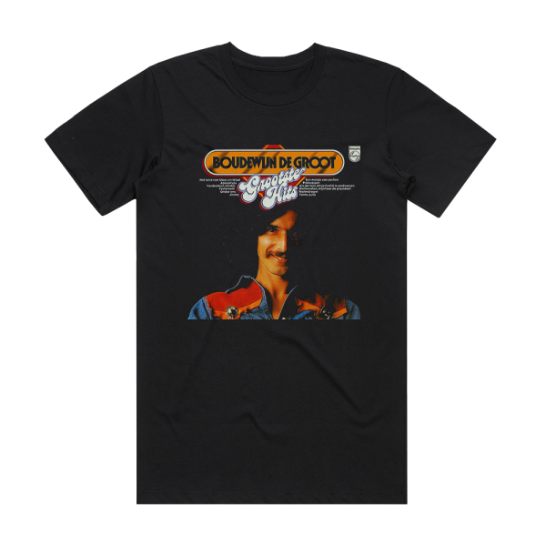 Boudewijn de Groot Grootste Hits Album Cover T-Shirt Black