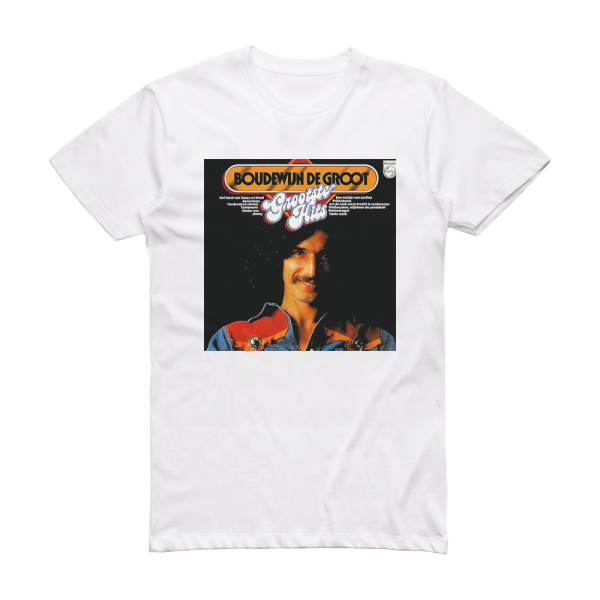 Boudewijn de Groot Grootste Hits Album Cover T-Shirt White