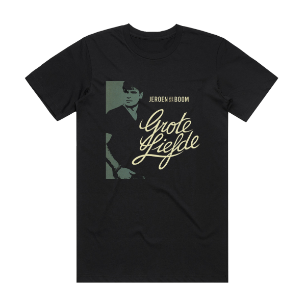 Jeroen van der Boom Grote Liefde Album Cover T-Shirt Black