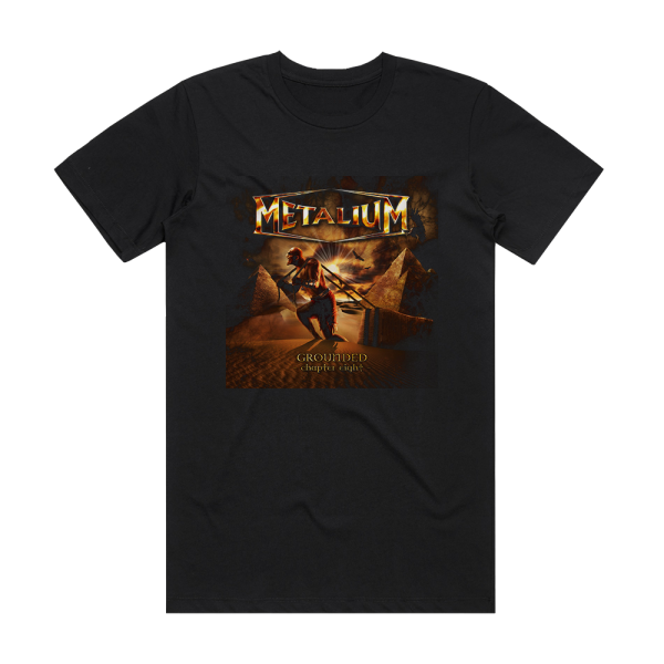 Metalium Grounded Chapter Eight Album Cover T-Shirt Black