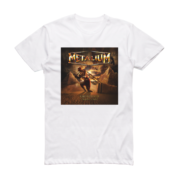 Metalium Grounded Chapter Eight Album Cover T-Shirt White