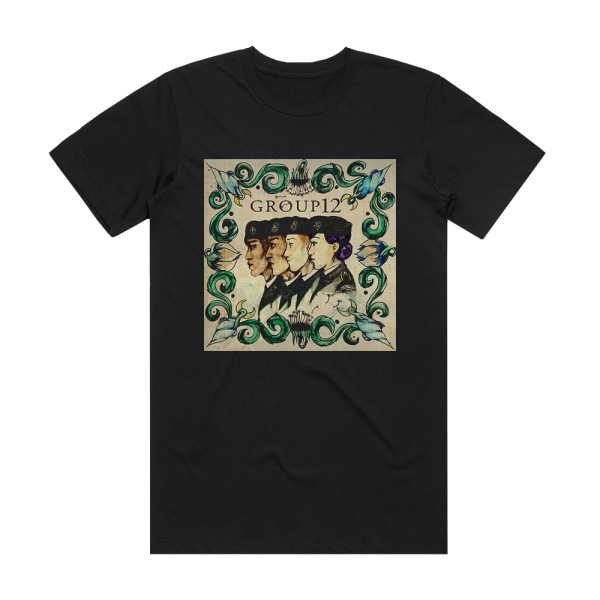 Approaching Nirvana Group 12  Ep Album Cover T-Shirt Black