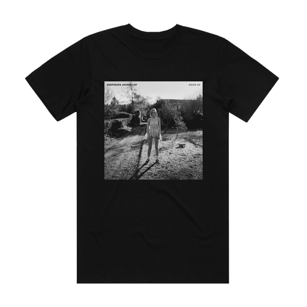 Desperate Journalist Grow Up Album Cover T-Shirt Black