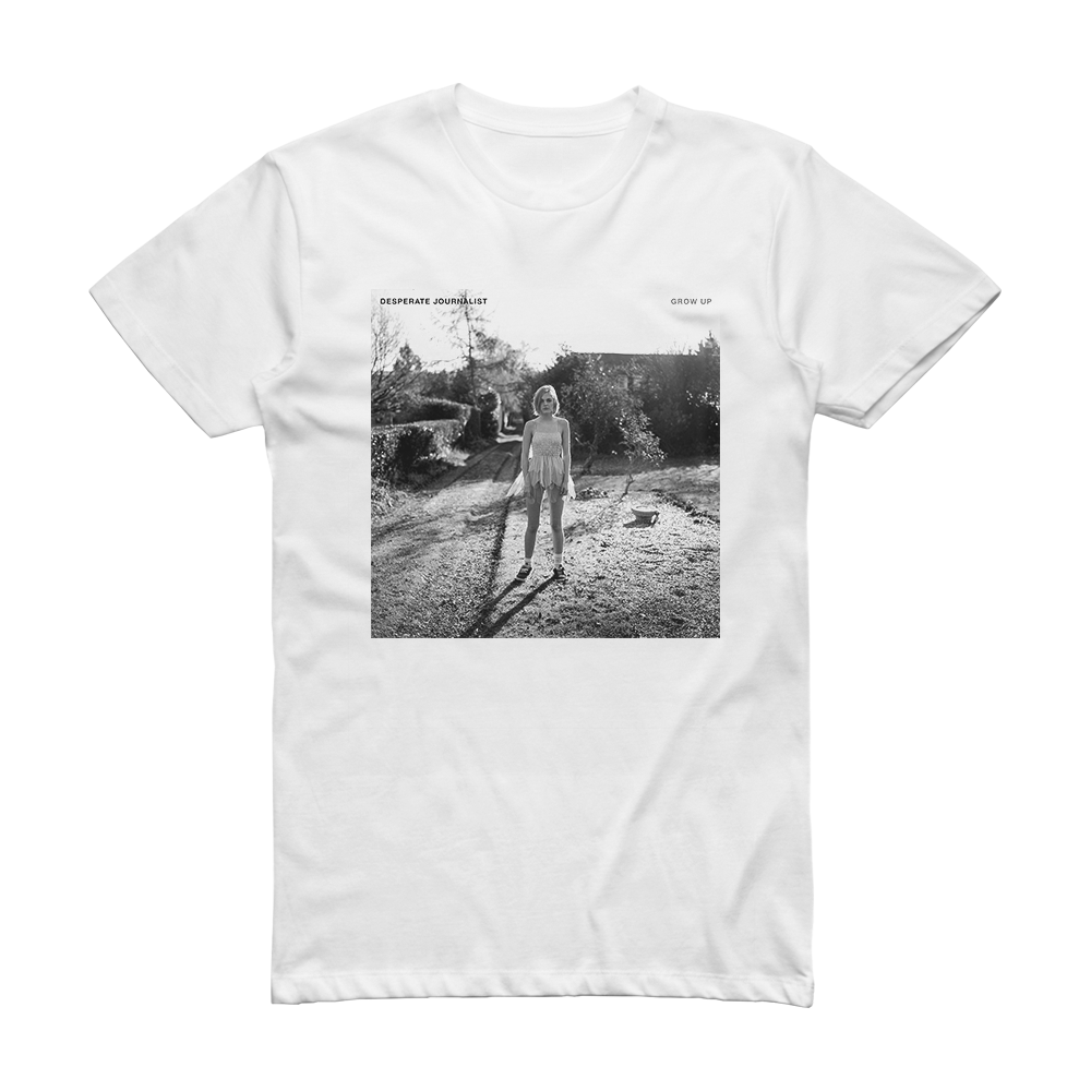 Desperate Journalist Grow Up Album Cover T-Shirt White – ALBUM COVER T ...