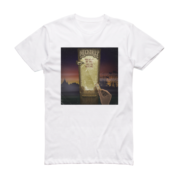 Neck Deep Growing Pains Album Cover T-Shirt White