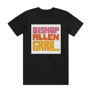 Allen Bishop Grrr Album Cover T-Shirt Black