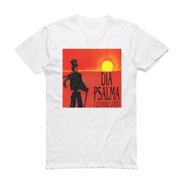 Dia Psalma Gryningstid Album Cover T-Shirt White
