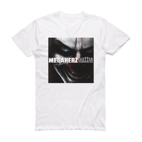 Megaherz Gtterdmmerung Album Cover T-Shirt White