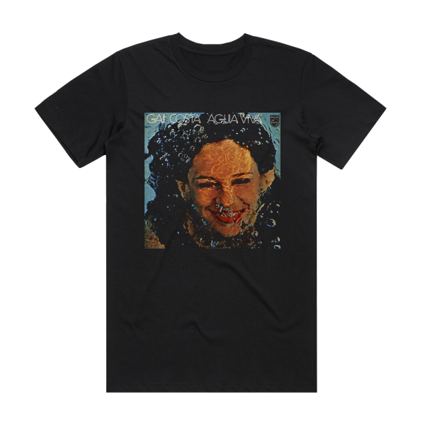 Gal Costa Gua Viva Album Cover T-Shirt Black