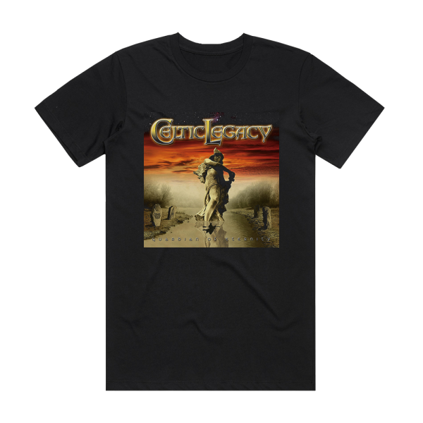 Celtic Legacy Guardian Of Eternity Album Cover T-Shirt Black