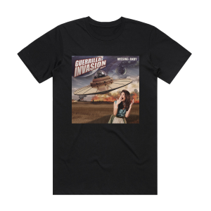 Missing Andy Guerrilla Invasion Pt 2 Album Cover T-Shirt Black