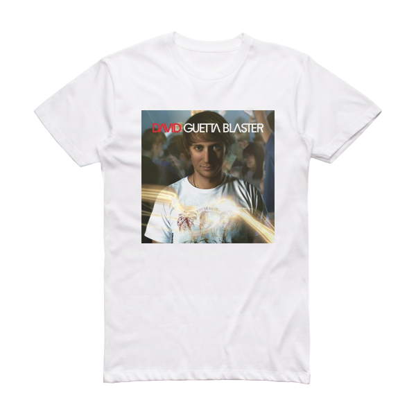 David Guetta Guetta Blaster Album Cover T-Shirt White