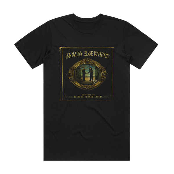 Jamies Elsewhere Guidebook For Sinners Turned Saints Album Cover T-Shirt Black