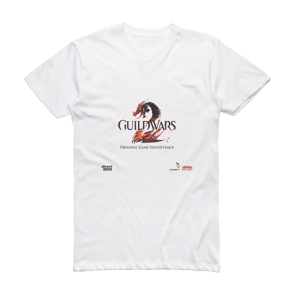 Jeremy Soule Guild Wars 2 Original Game Soundtrack Album Cover T-Shirt White