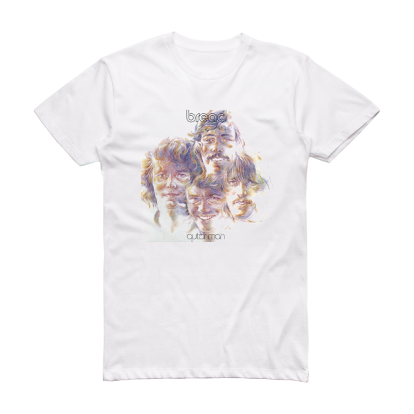 Bread Guitar Man Album Cover T-Shirt White