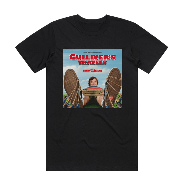 Henry Jackman Gullivers Travels Album Cover T-Shirt Black