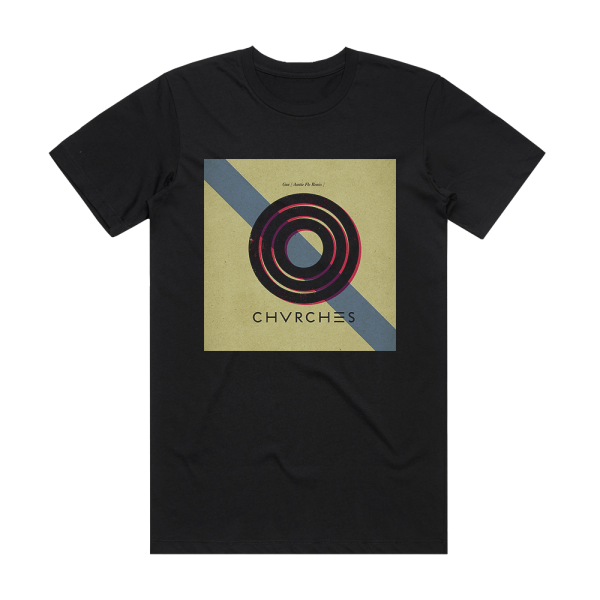 CHVRCHES Gun Remixes Album Cover T-Shirt Black