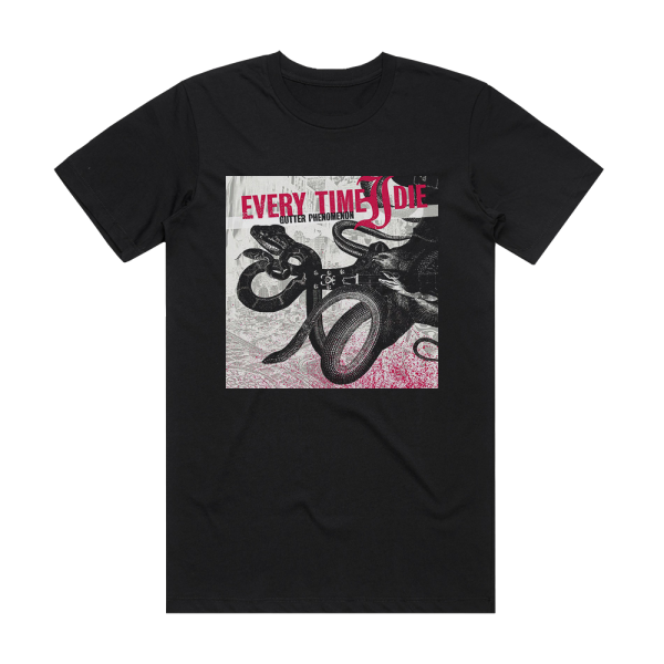 Every Time I Die Gutter Phenomenon Album Cover T-Shirt Black