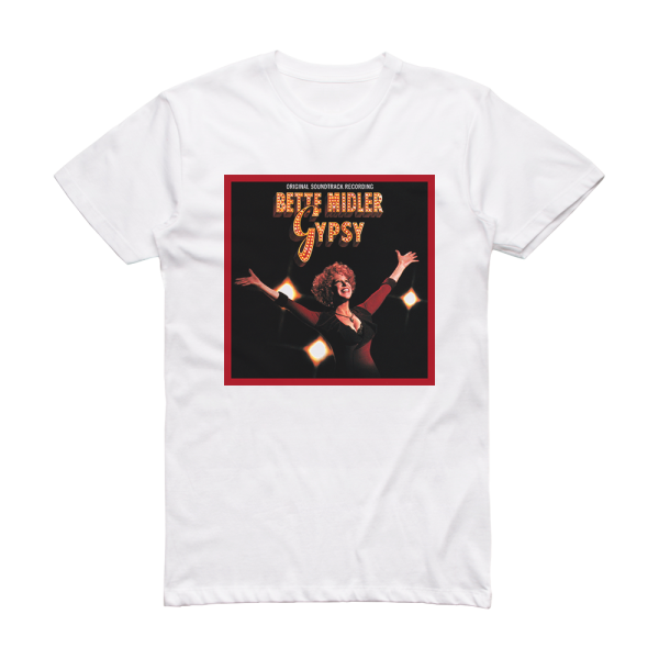 Bette Midler Gypsy Television Cast Album Cover T-Shirt White