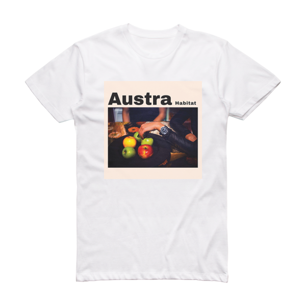 Austra Habitat Album Cover T-Shirt White