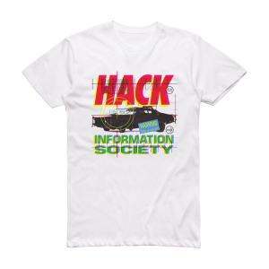 Information Society Hack Album Cover T-Shirt White
