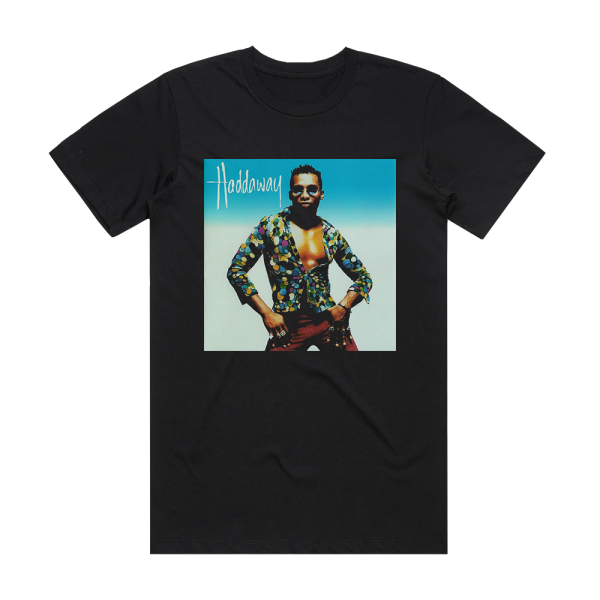 Haddaway Haddaway Album Cover T-Shirt Black