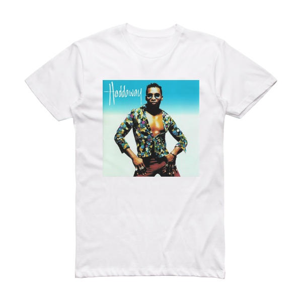 Haddaway Haddaway Album Cover T-Shirt White