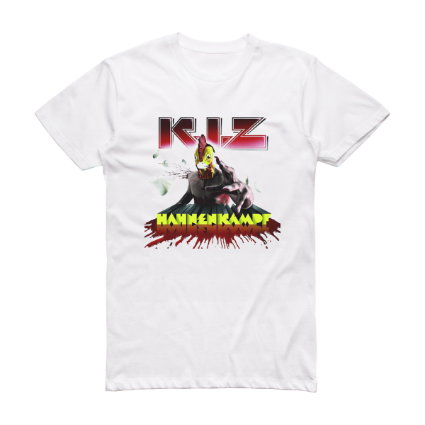 K I Z Hahnenkampf Album Cover T-Shirt White