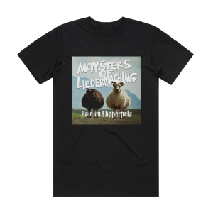 Monsters of Liedermaching Haie Im Flipperpelz Album Cover T-Shirt Black