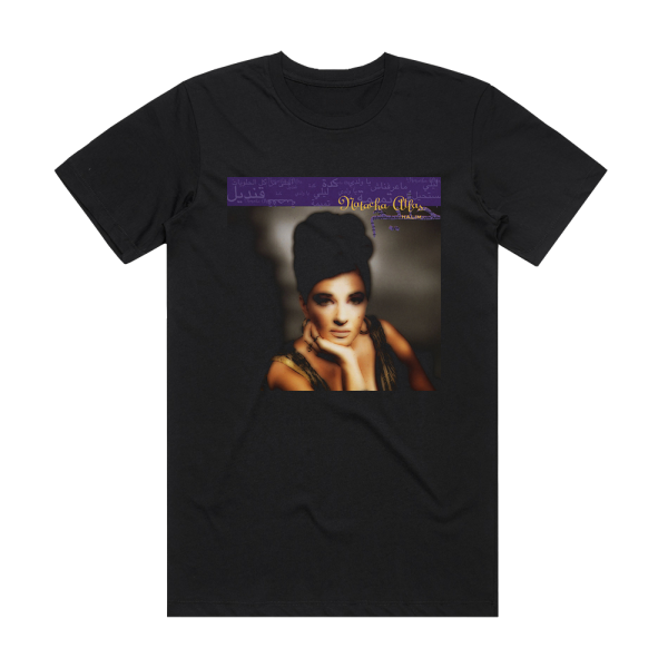 Natacha Atlas Halim Album Cover T-Shirt Black