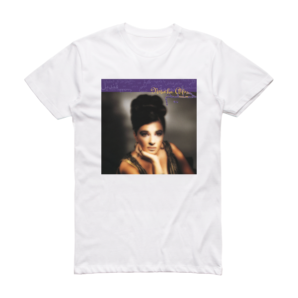 Natacha Atlas Halim Album Cover T-Shirt White