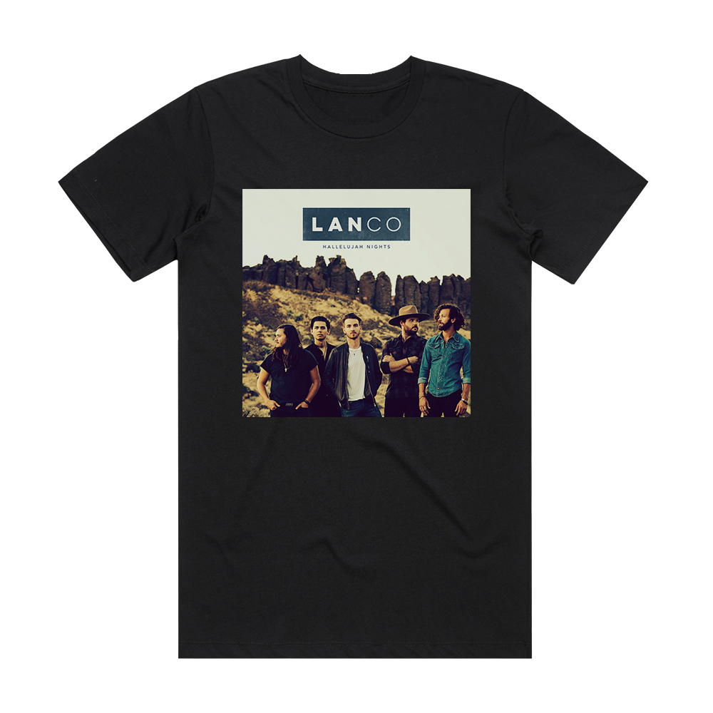 LANco Hallelujah Nights Album Cover T-Shirt Black
