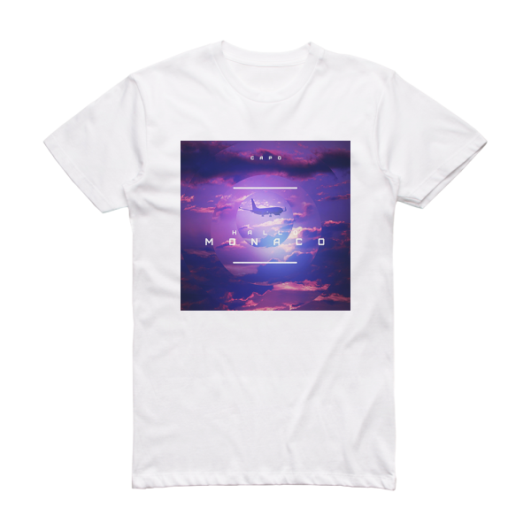 Capo Hallo Monaco 2 Album Cover T-Shirt White
