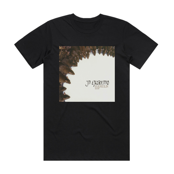 In Extremo Hameln 2006 1 Album Cover T-Shirt Black