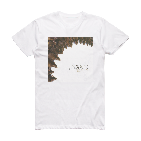 In Extremo Hameln 2006 1 Album Cover T-Shirt White