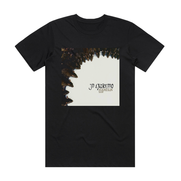 In Extremo Hameln 2006 2 Album Cover T-Shirt Black