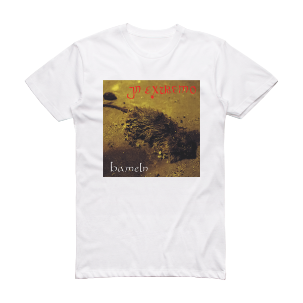 In Extremo Hameln Album Cover T-Shirt White