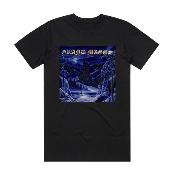 Grand Magus Hammer Of The North Album Cover T-Shirt Black