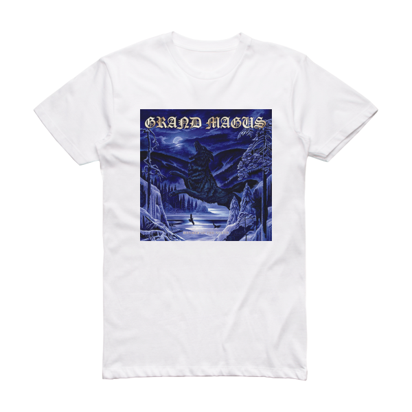 Grand Magus Hammer Of The North Album Cover T-Shirt White