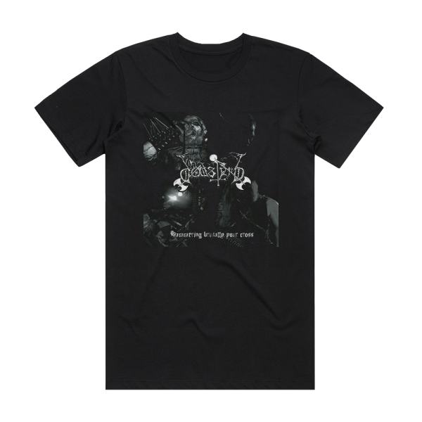 Dodsferd Hammering Brutally Your Cross Album Cover T-Shirt Black