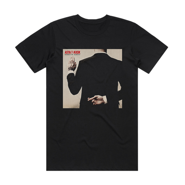 Asta Kask Handen P Hjrtat Album Cover T-Shirt Black