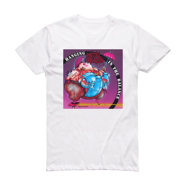 Metal Church Hanging In The Balance Album Cover T-Shirt White
