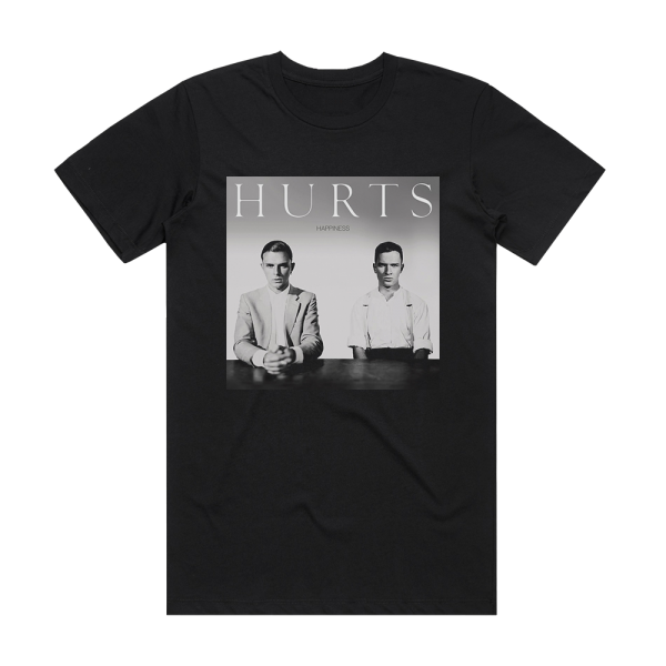 Hurts Happiness Album Cover T-Shirt Black