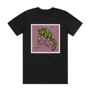 miaou Happiness Album Cover T-Shirt Black