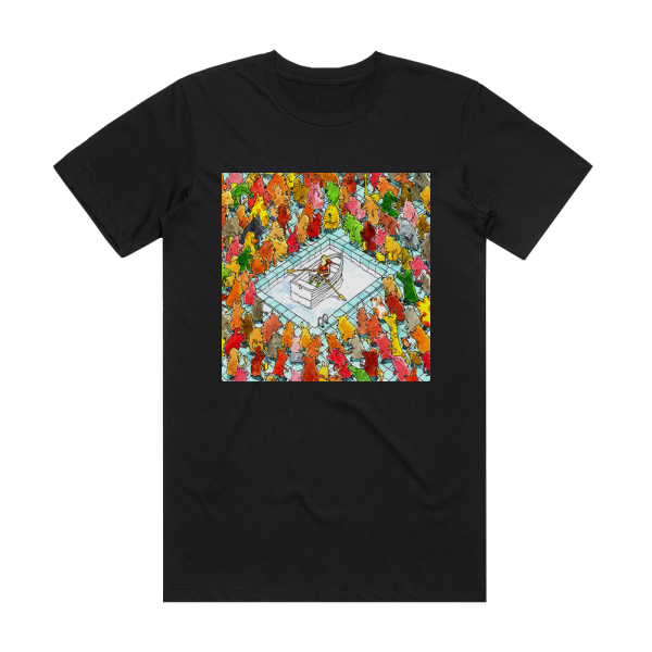 Dance Gavin Dance Happiness Album Cover T-Shirt Black