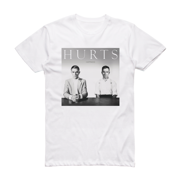 Hurts Happiness Album Cover T-Shirt White