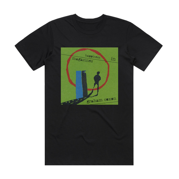 Graham Coxon Happiness In Magazines Album Cover T-Shirt Black