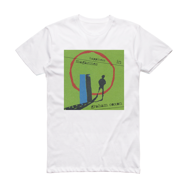 Graham Coxon Happiness In Magazines Album Cover T-Shirt White