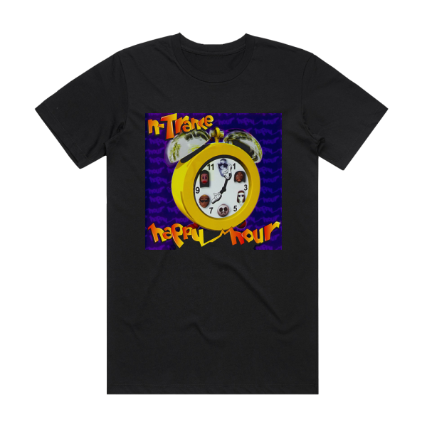 N-Trance Happy Hour Album Cover T-Shirt Black