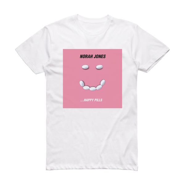 Norah Jones Happy Pills Album Cover T-Shirt White